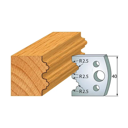 IGM profil 108 - pár nožů 40x4mm SP
