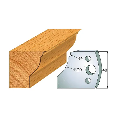 IGM profil 109 - pár nožů 40x4mm SP