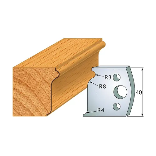 IGM profil 110 - pár nožů 40x4mm SP