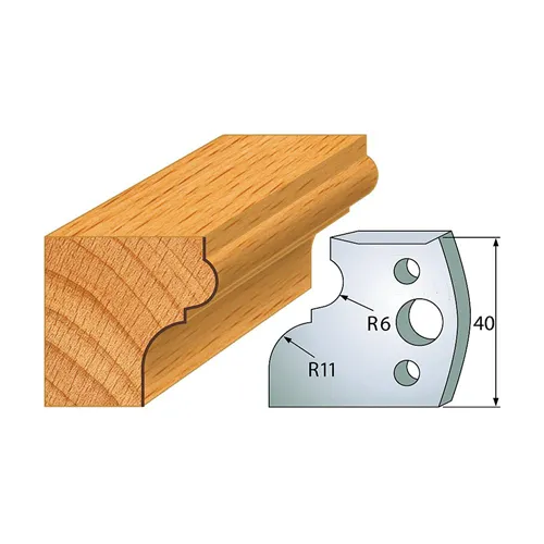 IGM profil 111 - pár nožů 40x4mm SP