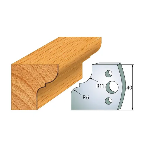 IGM profil 112 - pár nožů 40x4mm SP