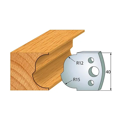 IGM profil 115 - pár nožů 40x4mm SP
