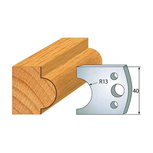 IGM profil 119 - pár nožů 40x4mm SP