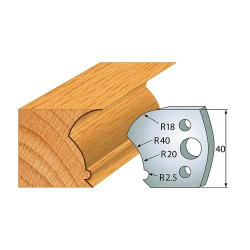 IGM profil 123 - pár nožů 40x4mm SP