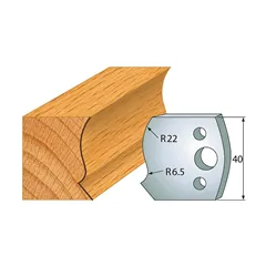IGM profil 128 - pár nožů 40x4mm SP