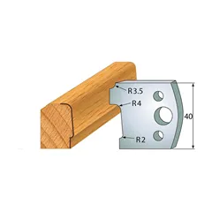 IGM profil 130 - pár nožů 40x4mm SP