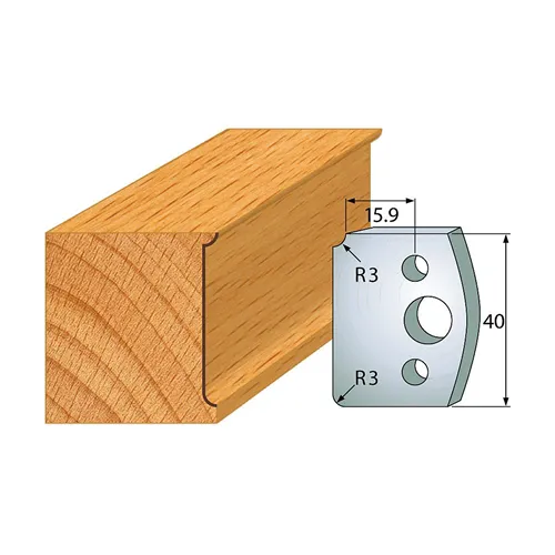 IGM profil 170 - pár nožů 40x4mm SP