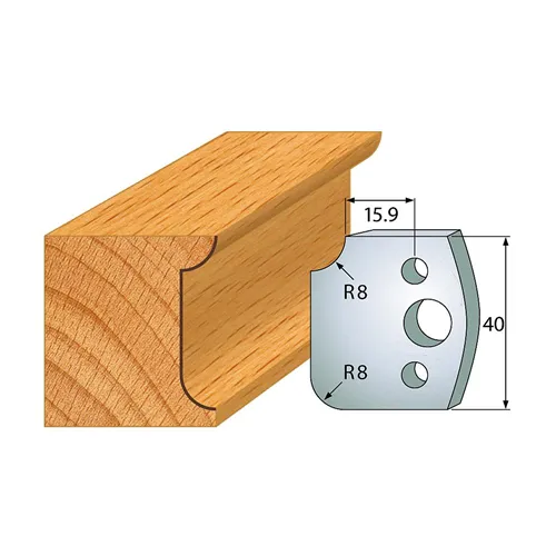 IGM profil 174 - pár nožů 40x4mm SP