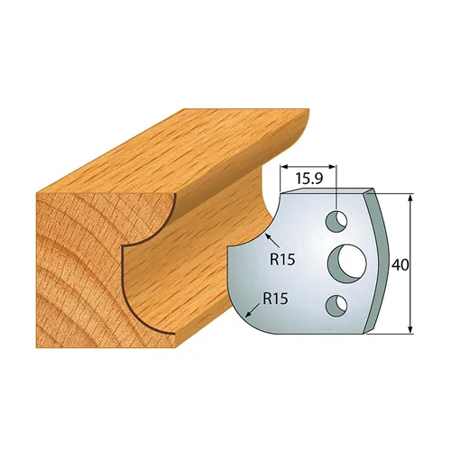 IGM profil 177 - pár nožů 40x4mm SP