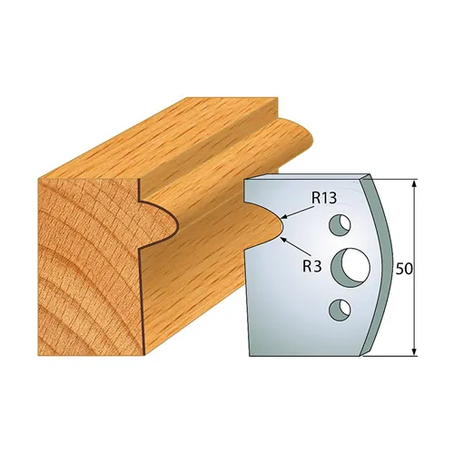 IGM profil 516 - pár nožů 50x4mm SP