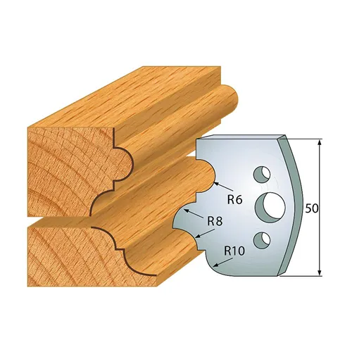 IGM profil 520 - pár nožů 50x4mm SP