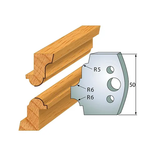 IGM profil 542 - pár nožů 50x4mm SP