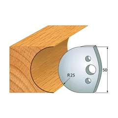 IGM profil 543 - pár nožů 50x4mm SP