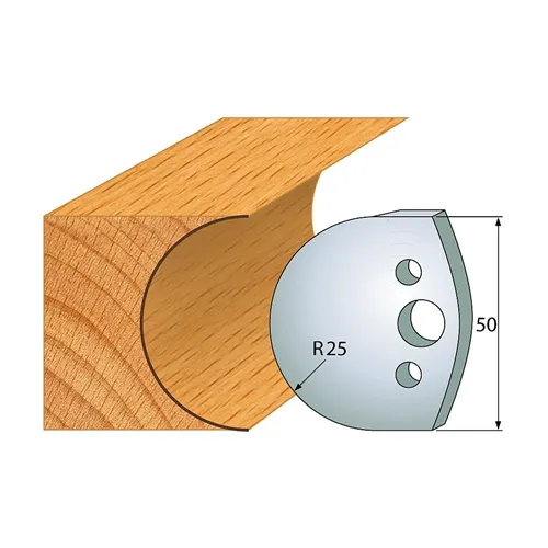 IGM profil 543 - pár nožů 50x4mm SP