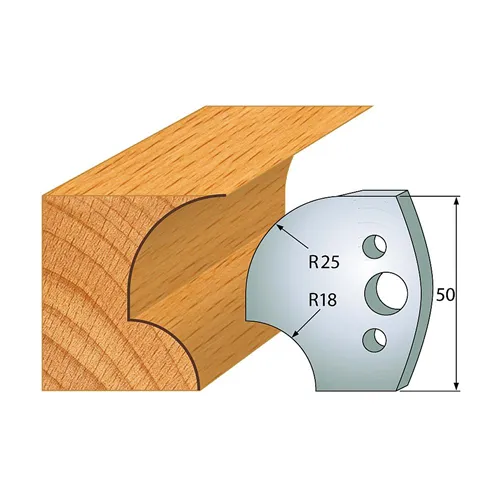 IGM profil 549 - pár nožů 50x4mm SP
