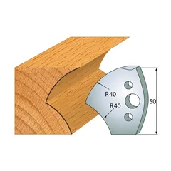 IGM profil 550 - pár nožů 50x4mm SP