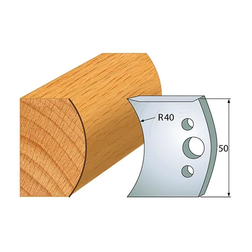 IGM profil 555 - pár nožů 50x4mm SP