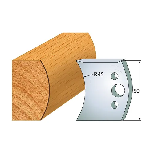 IGM profil 556 - pár nožů 50x4mm SP