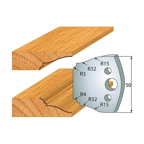 IGM profil 568 - pár nožů 50x4mm SP