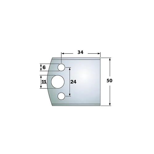 IGM Blanket nožů - LB34-50x18x4mm SP 2ks