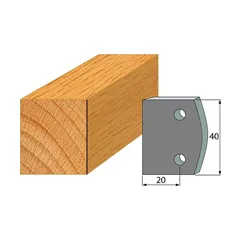 pár omezovačů 40x4mm SP