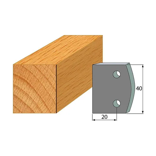 IGM profil 000 - pár omezovačů 40x4mm SP