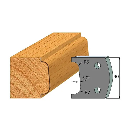 IGM profil 002 - pár omezovačů 40x4mm SP