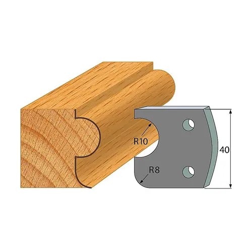 IGM profil 004 - pár omezovačů 40x4mm SP