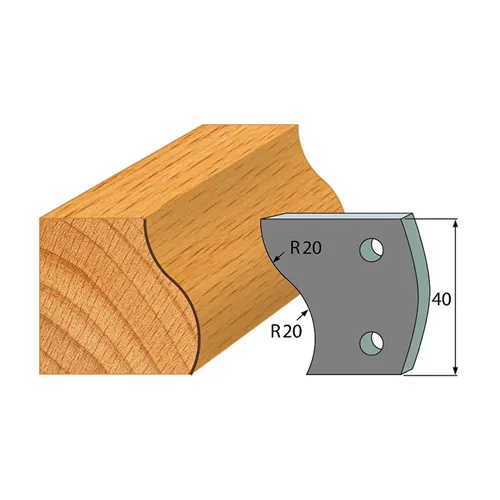 IGM profil 009 - pár omezovačů 40x4mm SP