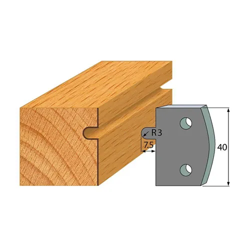 IGM profil 010 - pár omezovačů 40x4mm SP