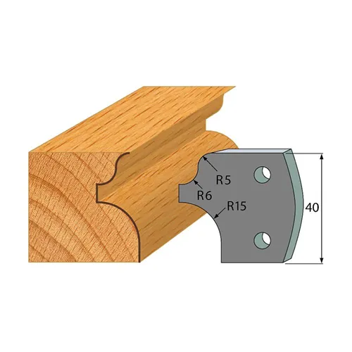 IGM profil 011 - pár omezovačů 40x4mm SP