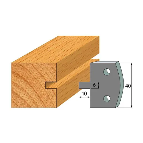 IGM profil 016 - pár omezovačů 40x4mm SP