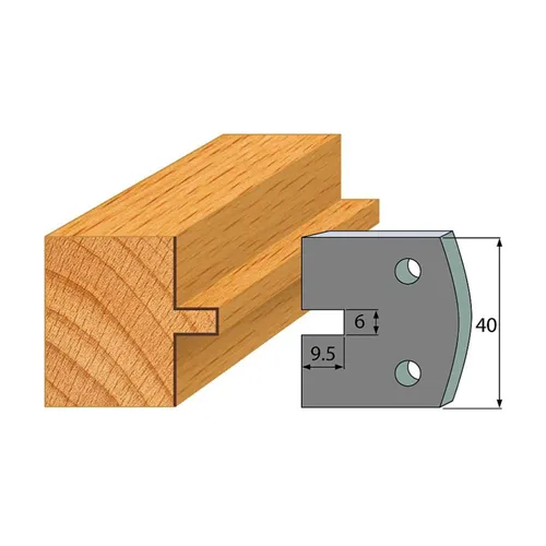 IGM profil 017 - pár omezovačů 40x4mm SP