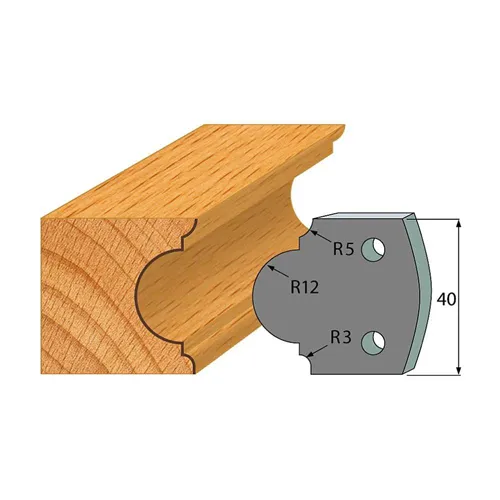 IGM profil 018 - pár omezovačů 40x4mm SP