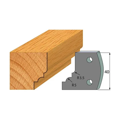 IGM profil 020 - pár omezovačů 40x4mm SP