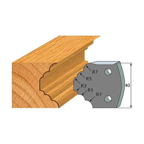 IGM profil 021 - pár omezovačů 40x4mm SP