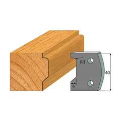 IGM profil 032 - pár omezovačů 40x4mm SP