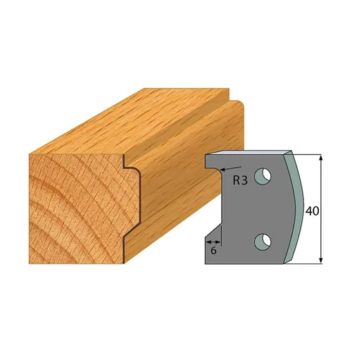 IGM profil 032 - pár omezovačů 40x4mm SP