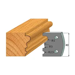 IGM profil 033 - pár omezovačů 40x4mm SP