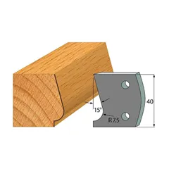 IGM profil 038 - pár omezovačů 40x4mm SP