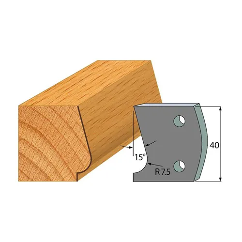 IGM profil 038 - pár omezovačů 40x4mm SP