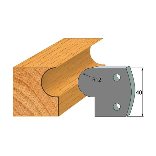 IGM profil 058 - pár omezovačů 40x4mm SP