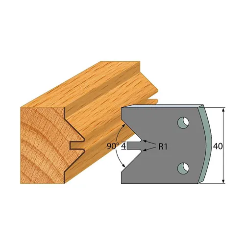 IGM profil 071 - pár omezovačů 40x4mm SP