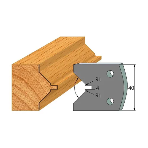 IGM profil 072 - pár omezovačů 40x4mm SP