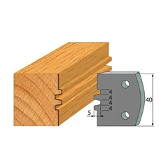IGM profil 075 - pár omezovačů 40x4mm SP