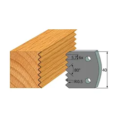 IGM profil 077 - pár omezovačů 40x4mm SP