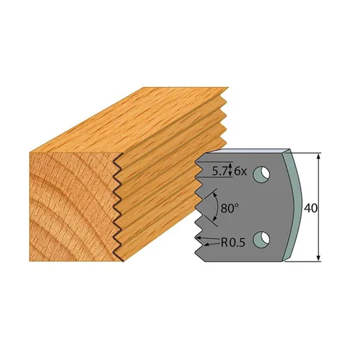 IGM profil 077 - pár omezovačů 40x4mm SP