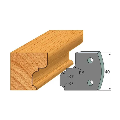 IGM profil 082 - pár omezovačů 40x4mm SP