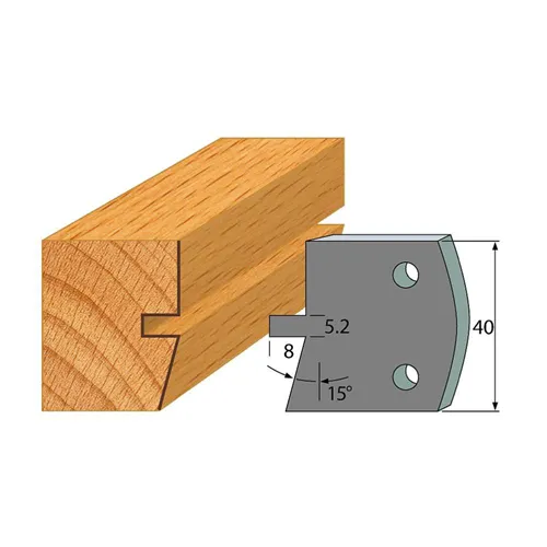 IGM profil 086 - pár omezovačů 40x4mm SP