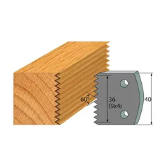 IGM profil 117 - pár omezovačů 40x4mm SP